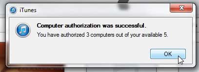 how to authorize computer for itunes download